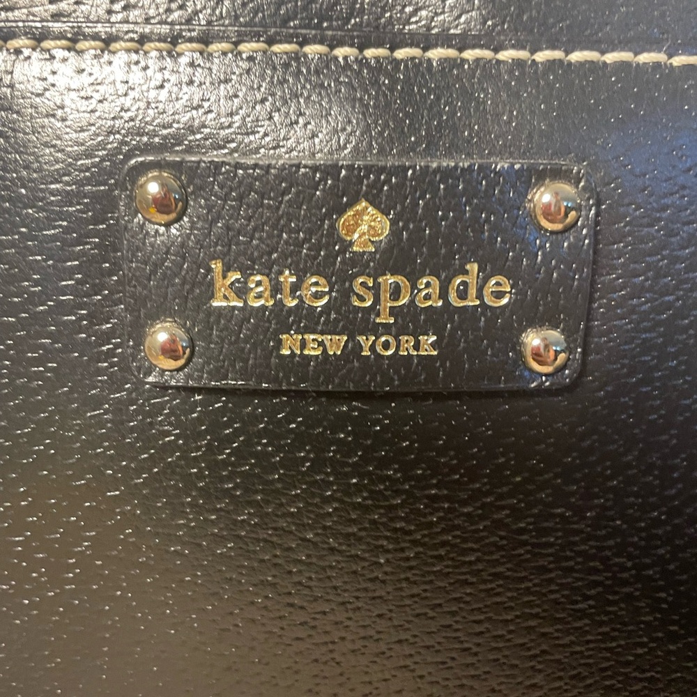 Kate Spade Black Textured Leather Bag - Picture 2 of 6